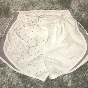 NWOT White Nike Running Shorts